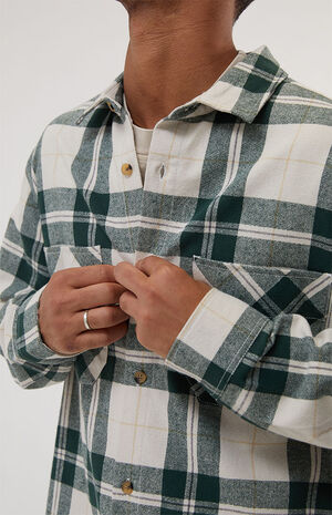 Grant Plaid Oversized Flannel Shirt image number 2