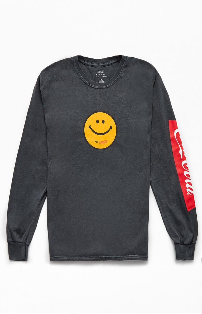 By PacSun Smiley Long Sleeve T-Shirt