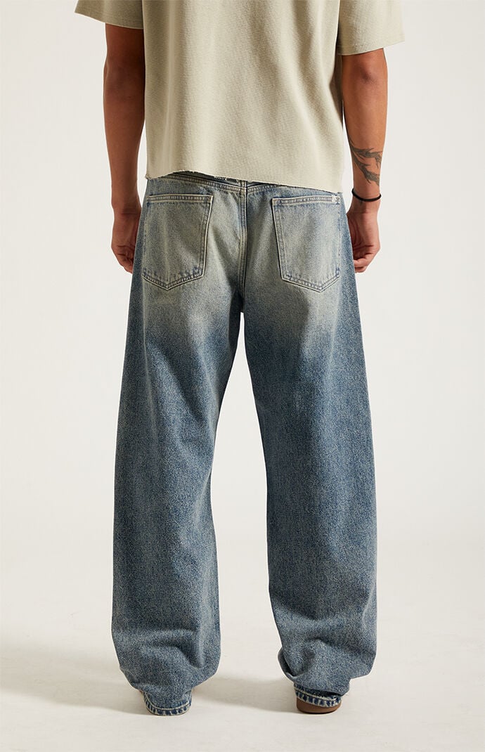 Pacsun Dylan Baggy Jeans Seamed Medium Blue