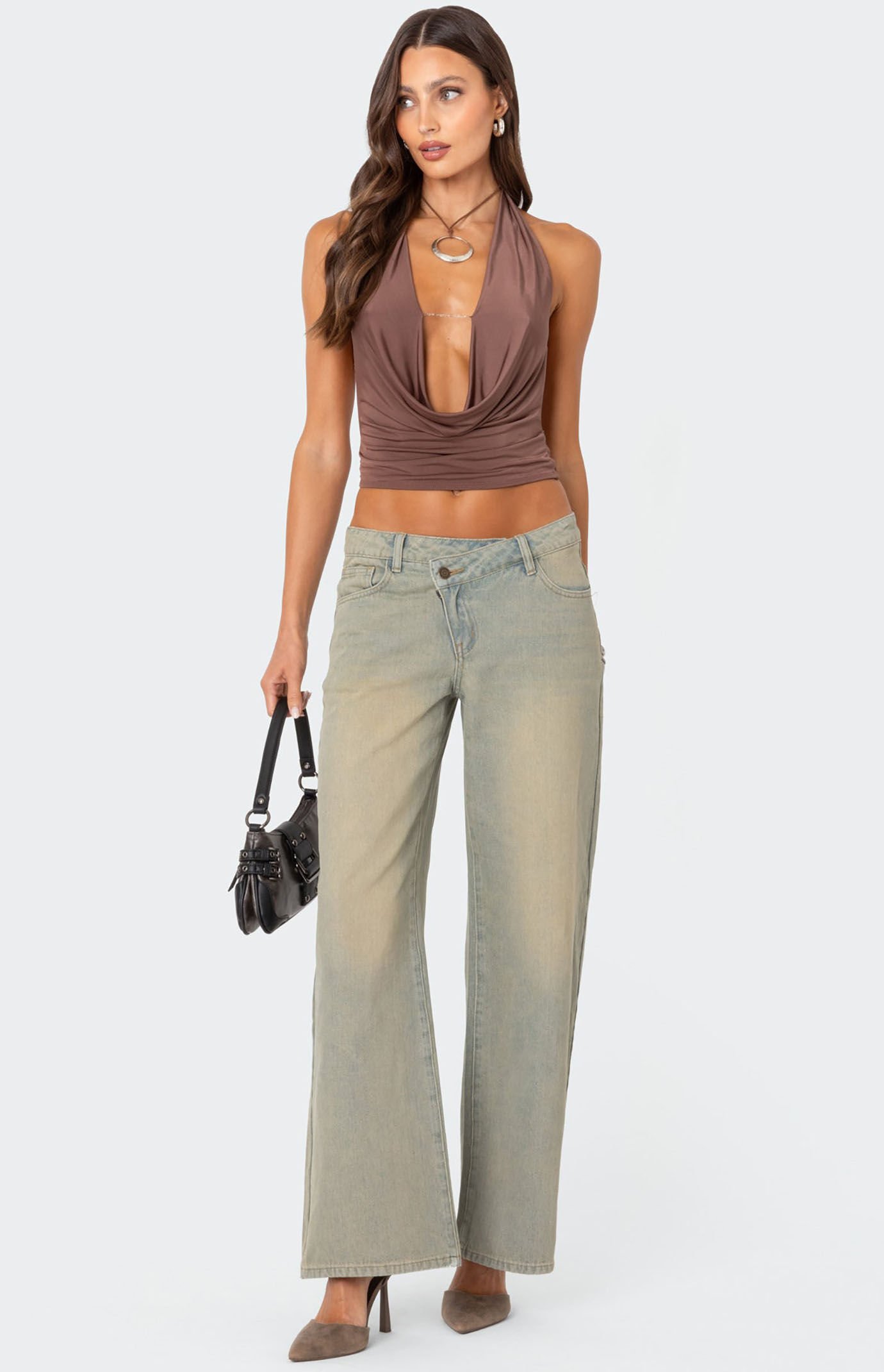 トップス (determ;) Collagen Open Back Top 71QSnnz6mqL.jpg