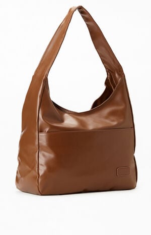 Brown Hobo Tote Bag image number 2
