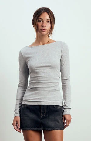 Chloe Ruched Long Sleeve Top image number 1