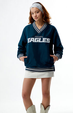 NFL Wild Collective x PacSun Philadelphia Eagles Windbreaker Sweatshirt image number 1