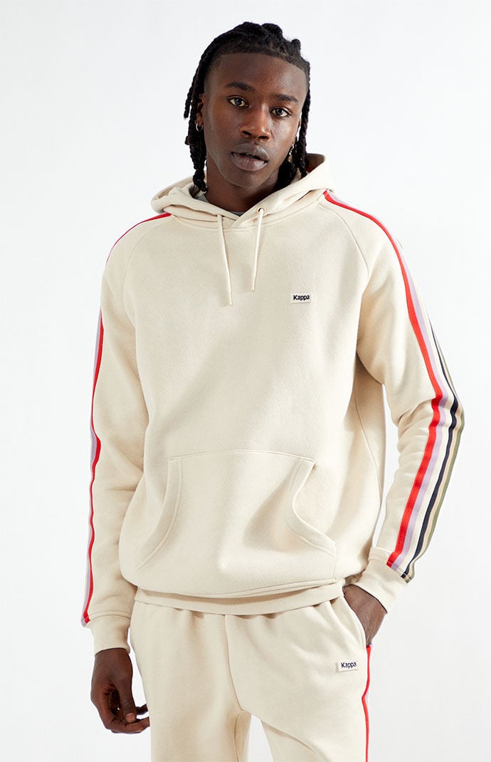 Cream kappa hoodie deals