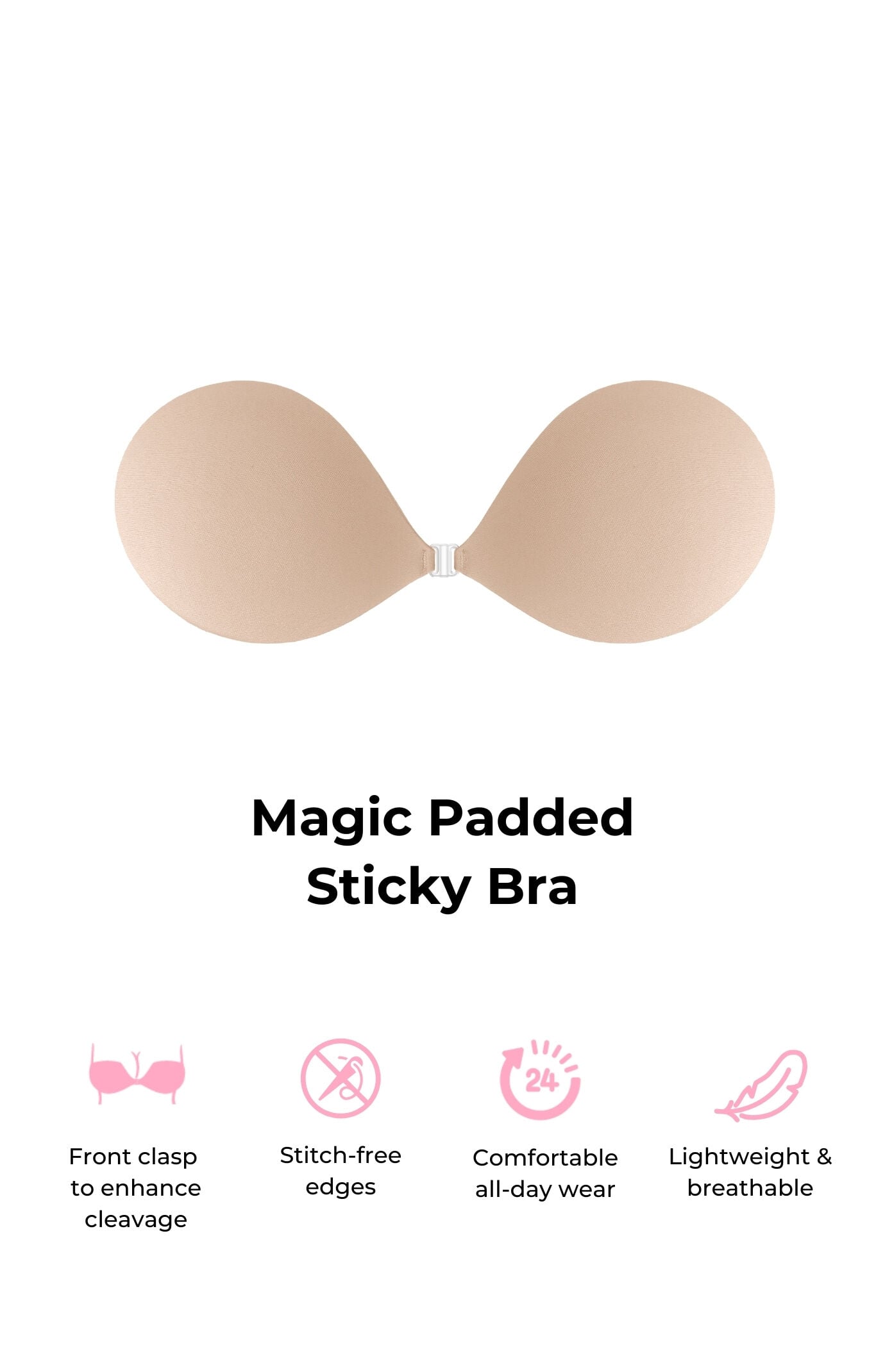 BOOMBA Magic Padded Sticky Bra