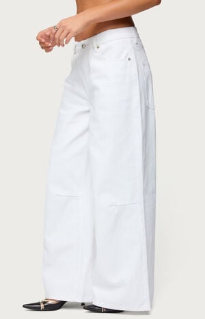 Skater Girl Washed Low Rise Jeans image number 2