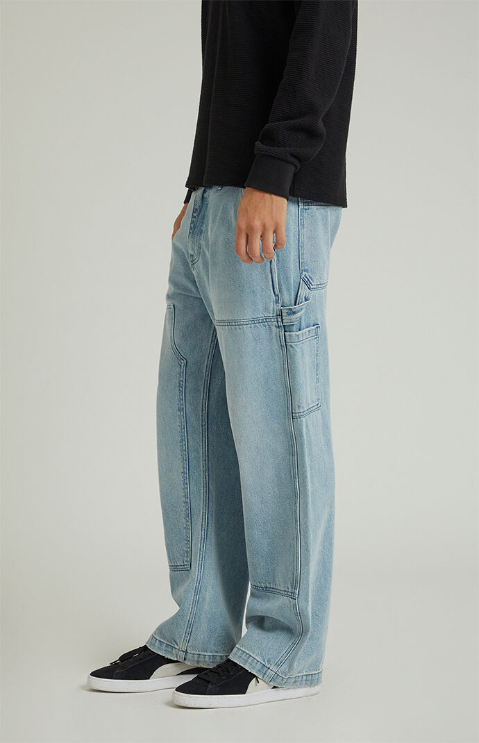 Pacsun Dylan Baggy Jeans Carpenter Light Blue | PacSun