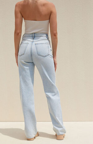 Eco Light Blue '90s Boyfriend Jeans image number 4