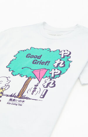 Kids Peanuts Kite Eating Tree Kanji T-Shirt image number 2