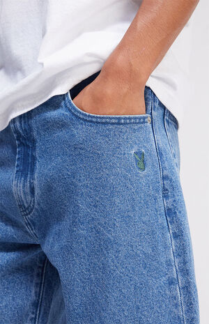 By PacSun Indigo Blue Straight Jeans image number 2