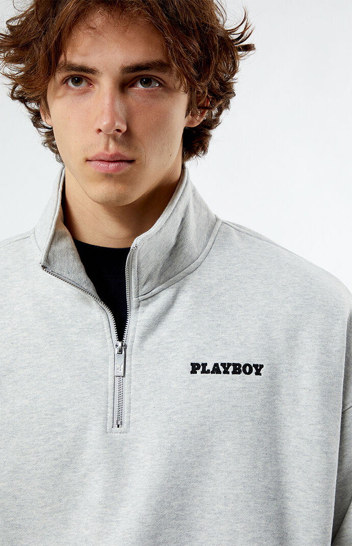 Playboy By PacSun Speed Division Quarter Zip Sweatshirt PacSun