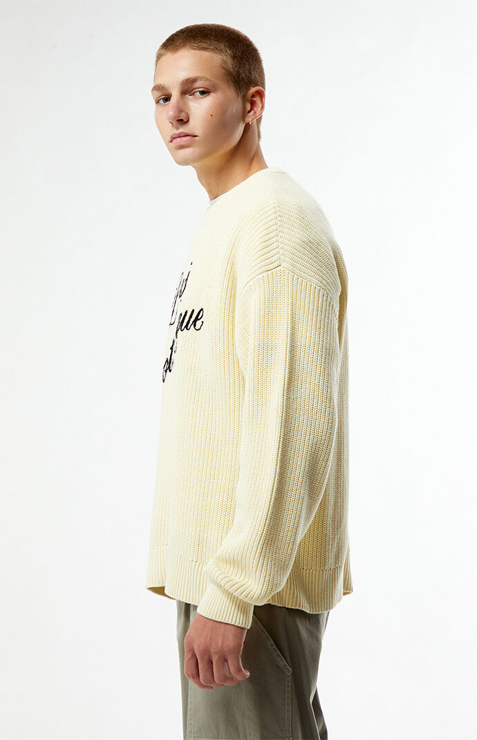Pacsun Paris Ribbed Knit Crew Neck Sweater | PacSun