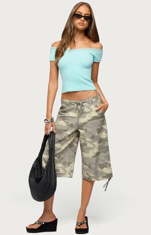 Moranne Lace Off-The-Shoulder Top image number 5