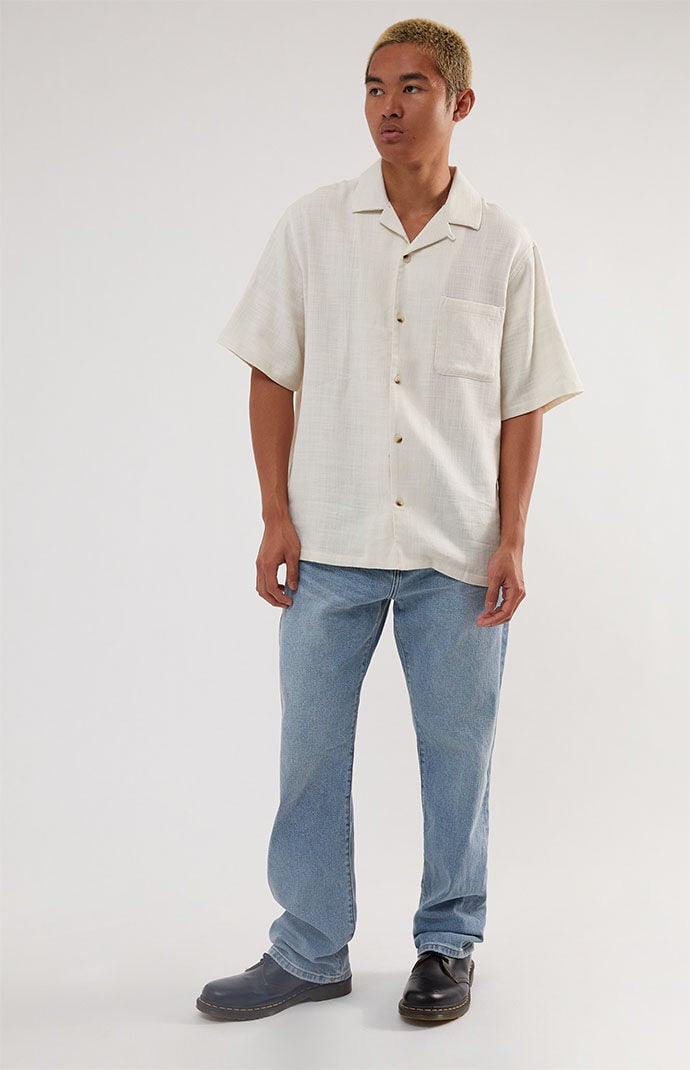 Pacsun Cream Cherry Bowl Camp Shirt | PacSun