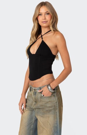 Lou Crossover Beaded Corset image number 3