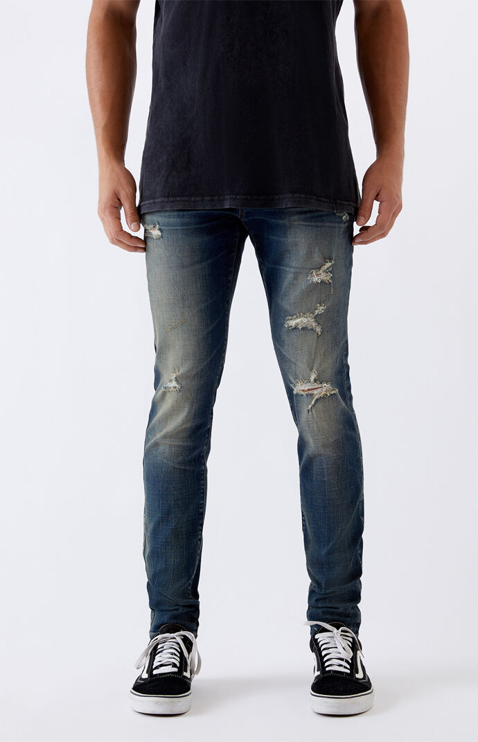pacsun stacked skinny denim