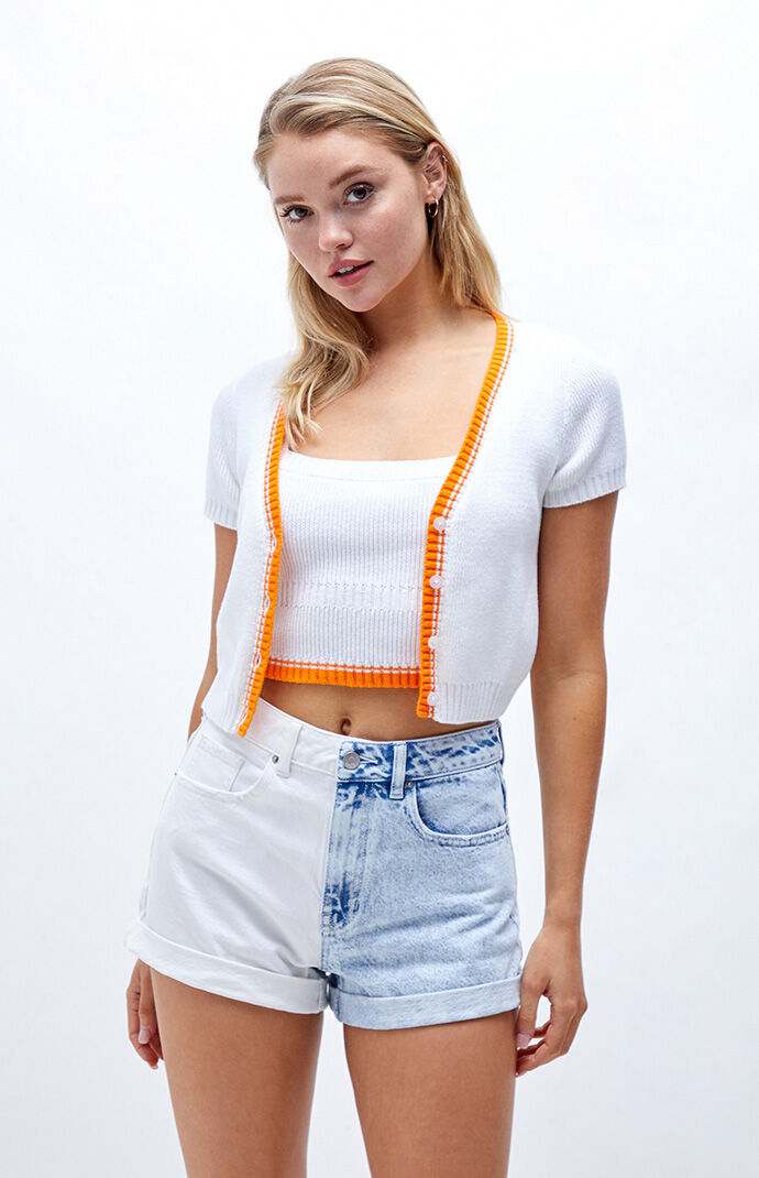 PacSun Eco Two Tone Mom Shorts PacSun