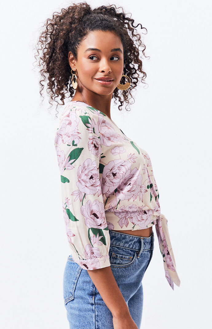 Lavanda Wrap Top