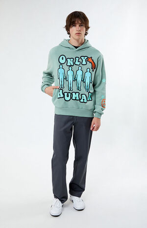 Only Human All Over Hoodie image number 3