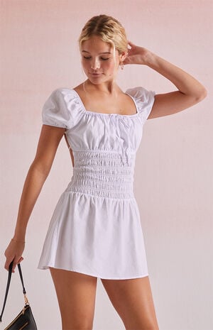 Jane Puff Sleeve Mini Dress