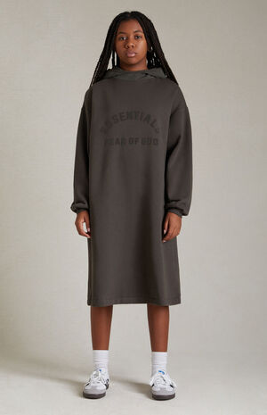 Essentials Ink Hooded Dress image number 1