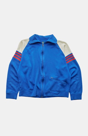 '70s Striped Zip Up Jacket image number 1