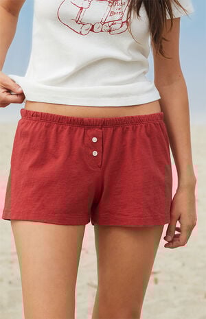 Red Keira Boxer Shorts image number 1