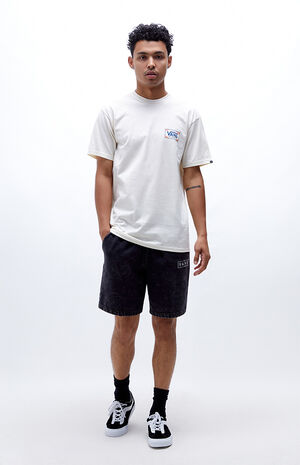 Mineral Wash Loose Fleece Sweat Shorts image number 6