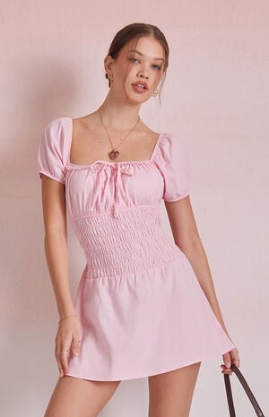 Jane Puff Sleeve Mini Dress