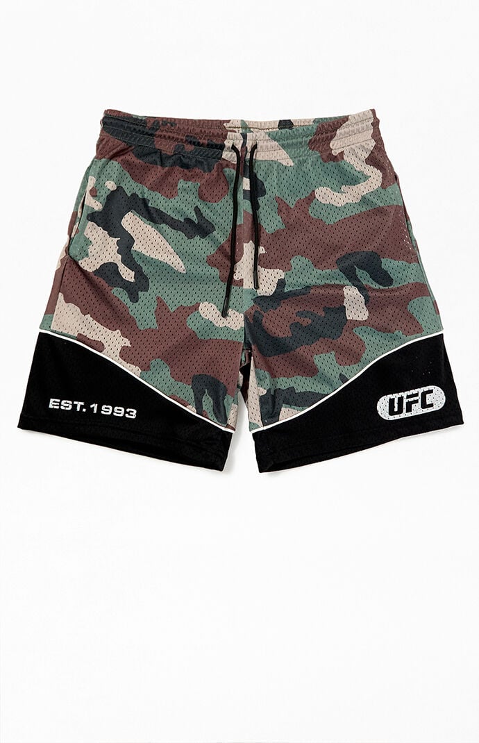 UFC Camo Panel Mesh Shorts