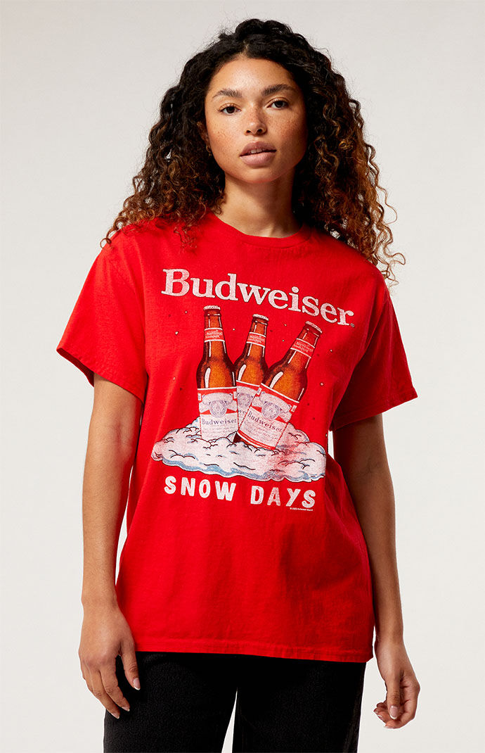 Red budweiser shirt outlet
