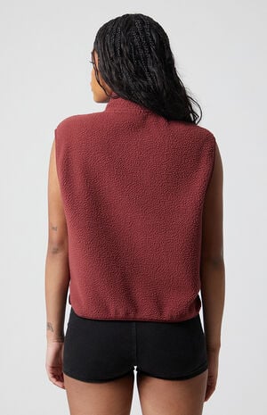 Active Ski Fleece Back Track Sherpa Vest image number 5