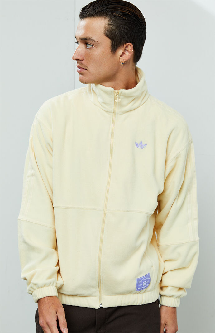 adidas x nora yellow fleece jacket