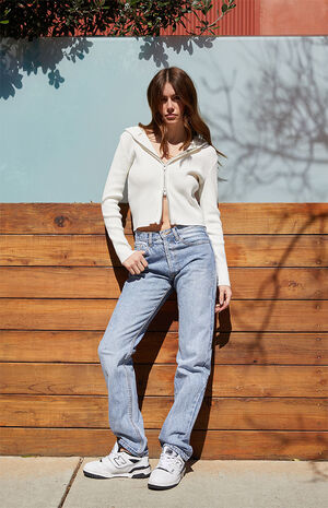 White Arden Hoodie image number 4