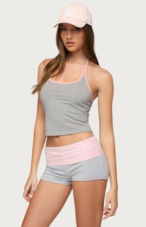 Yurie Contrast Halter Top image number 2