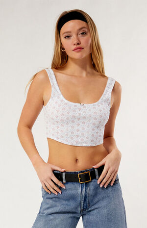 Mirabella Pointelle Tank Top image number 1