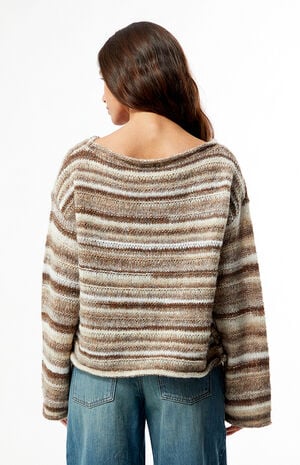 Sand Baklava Knit Sweater image number 4