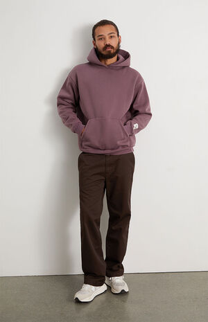 Purple Solid Hoodie image number 4