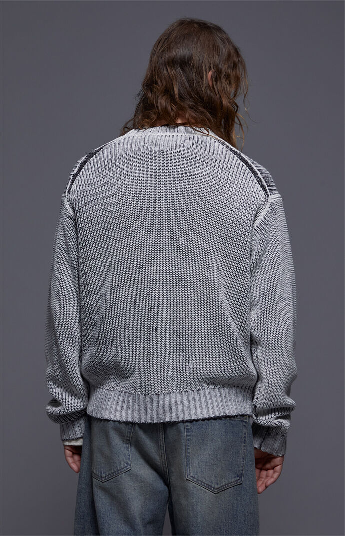 FIELD OF STUDY by Pacsun Sprayed Crew Neck Sweater