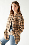 Oversized Plaid Shacket Oversized Plaid Shacket image number null