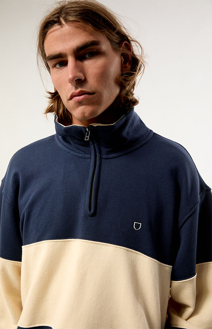 Brixton Danville Quarter Zip Polo Sweater