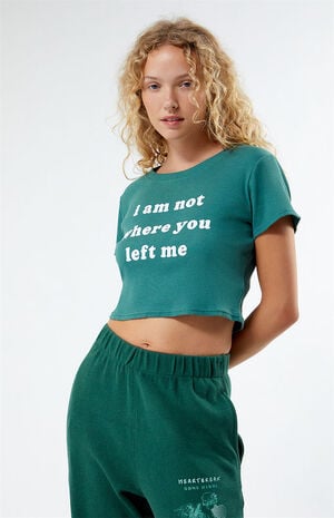 Not Where You Left Me Crop Top