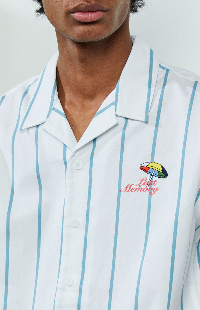 Blake Striped Short Sleeve Button Up Shirt