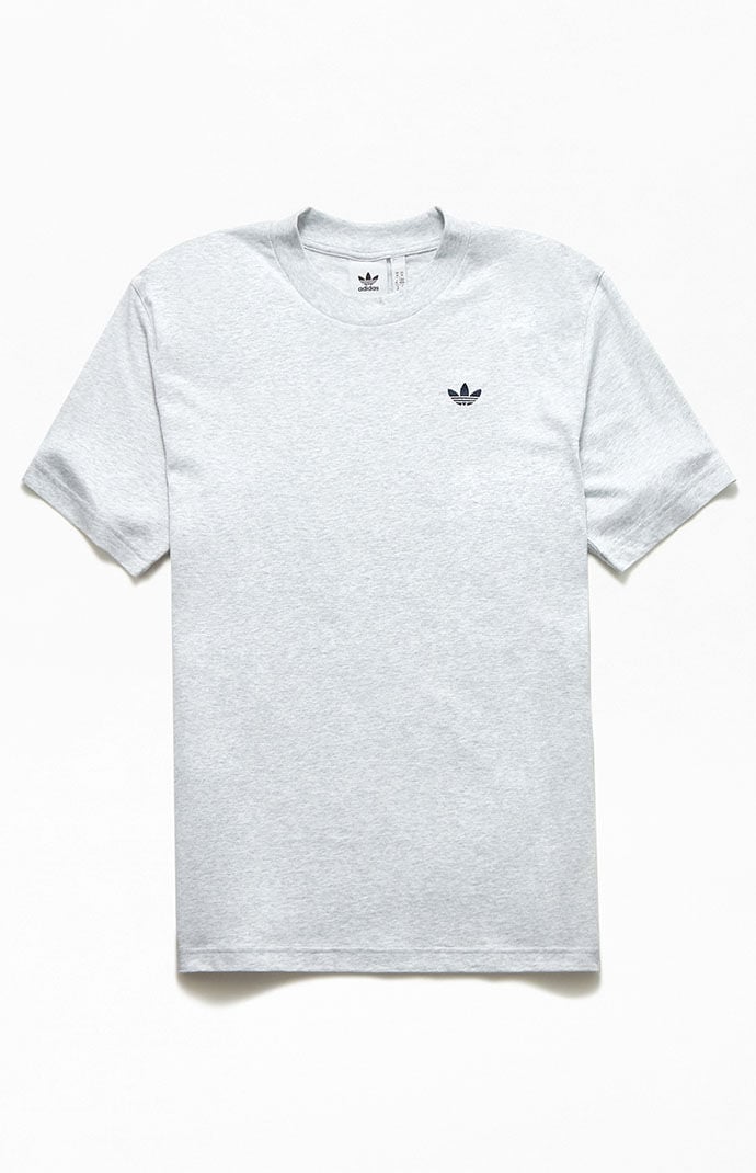 adidas Heather Gray Loose T-Shirt | PacSun