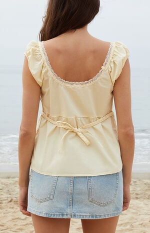 Yellow Odette Tank Top image number 3