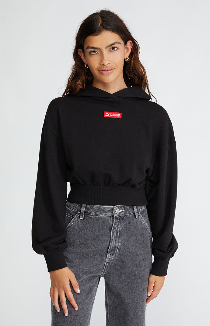 coca cola cropped sweatshirt