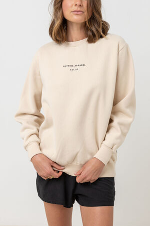 Classic Brand Fleece Sweatshirt image number 1