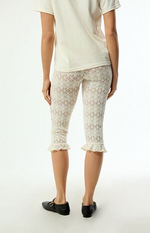 Buttermilk Ruffle Capri Pants image number 5
