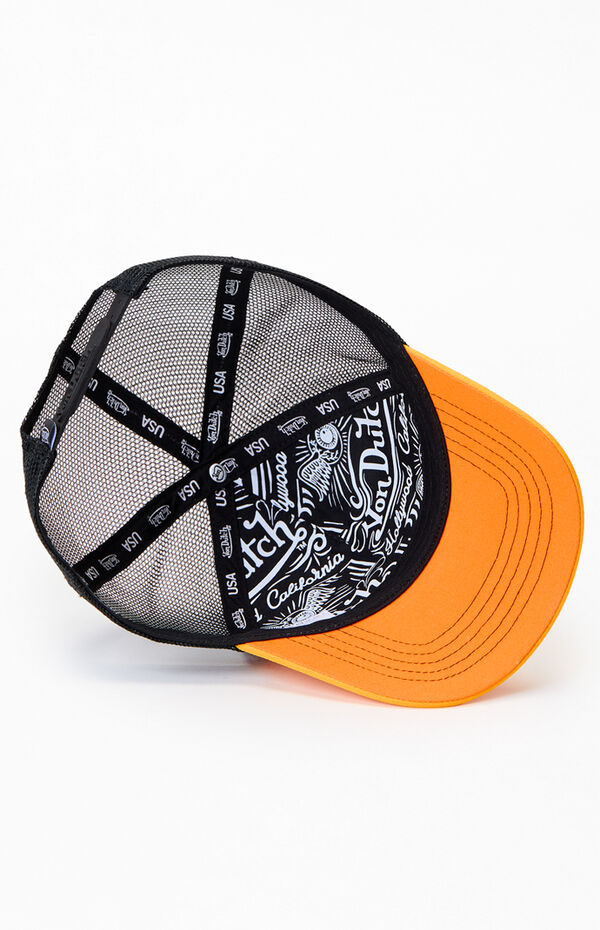 Von Dutch Flames Trucker Hat | Pacsun display picture 1