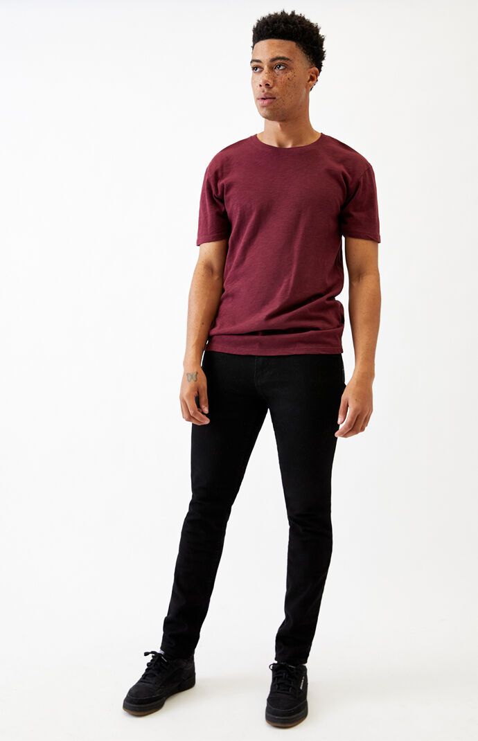 Burgundy Slub T-Shirt